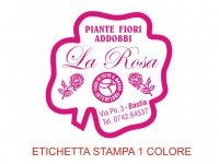 Etichette adesive per fioristi, fiorai e vivaisti (mm 39X39) (cod.3G)